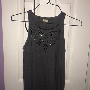 Long sleeve off shoulder hollister shirt